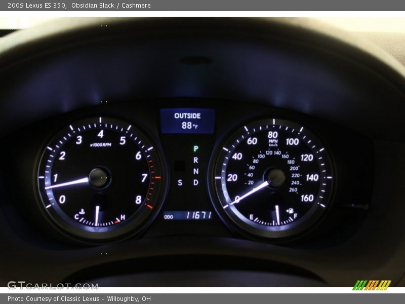Obsidian Black / Cashmere 2009 Lexus ES 350