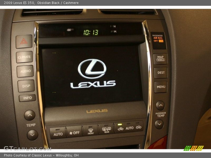 Obsidian Black / Cashmere 2009 Lexus ES 350