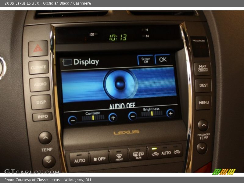 Obsidian Black / Cashmere 2009 Lexus ES 350