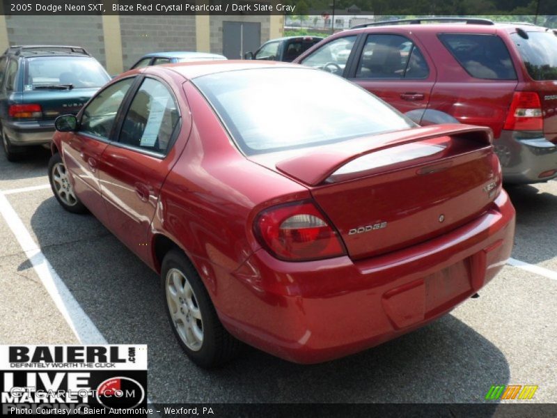 Blaze Red Crystal Pearlcoat / Dark Slate Gray 2005 Dodge Neon SXT