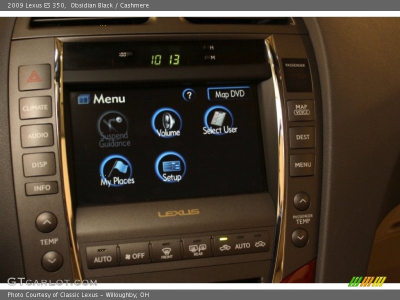 Obsidian Black / Cashmere 2009 Lexus ES 350