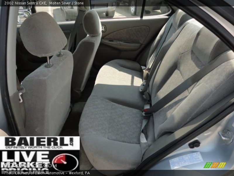 Molten Silver / Stone 2002 Nissan Sentra GXE