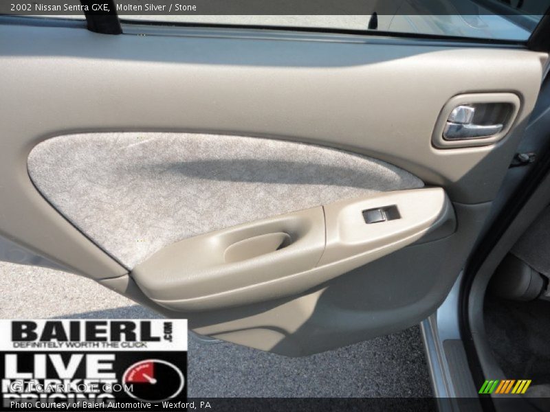 Molten Silver / Stone 2002 Nissan Sentra GXE