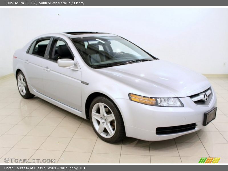 Satin Silver Metallic / Ebony 2005 Acura TL 3.2