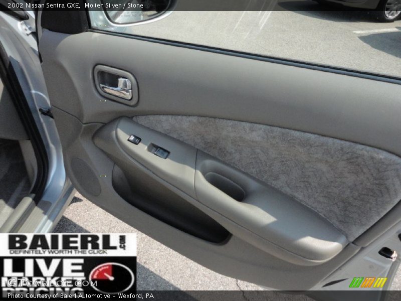 Molten Silver / Stone 2002 Nissan Sentra GXE
