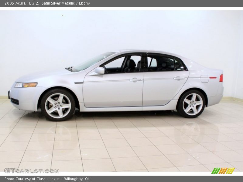 Satin Silver Metallic / Ebony 2005 Acura TL 3.2