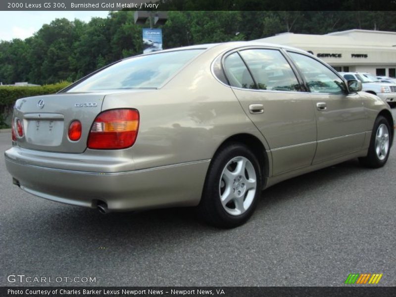 Burnished Gold Metallic / Ivory 2000 Lexus GS 300