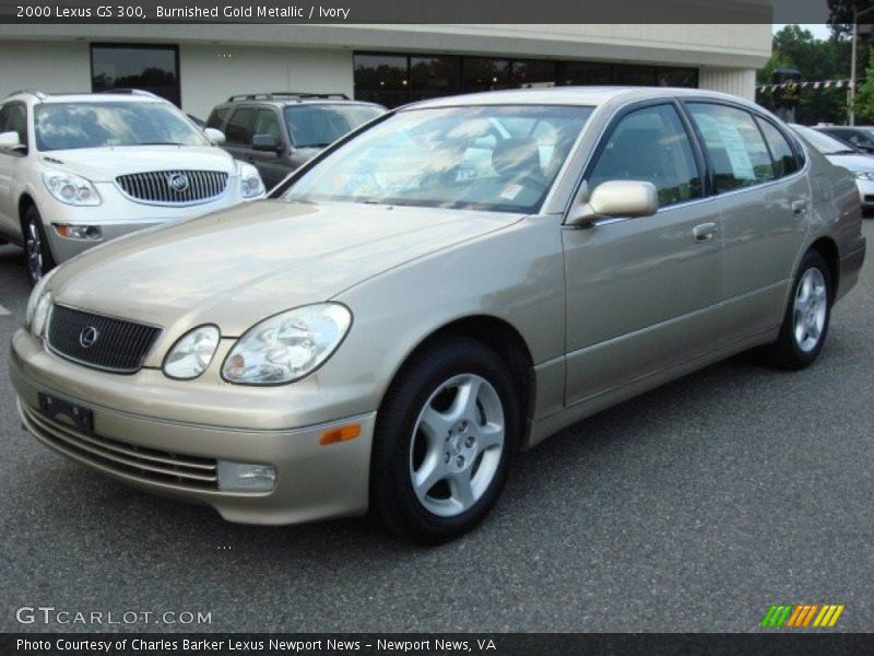 Burnished Gold Metallic / Ivory 2000 Lexus GS 300