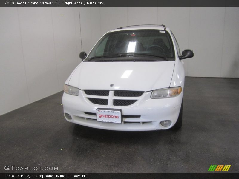 Bright White / Mist Gray 2000 Dodge Grand Caravan SE