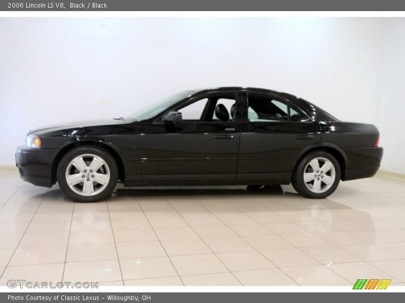 Black / Black 2006 Lincoln LS V8