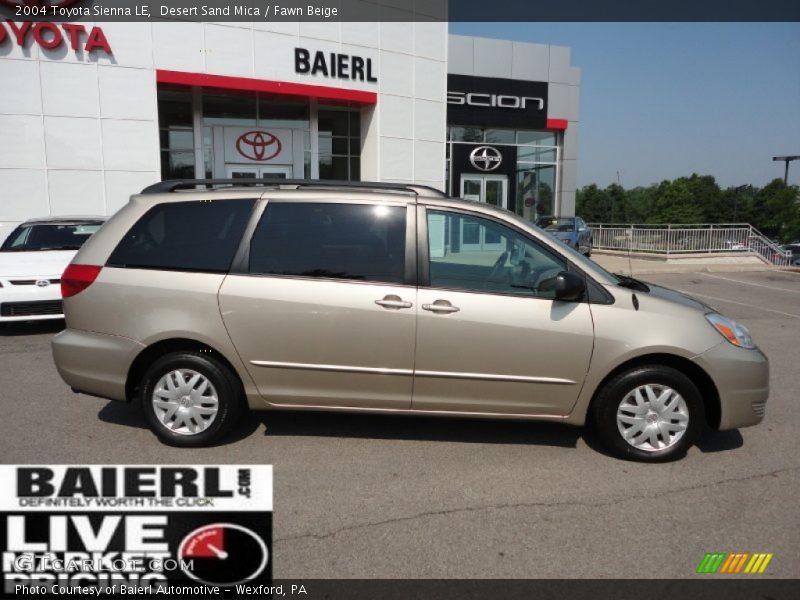 Desert Sand Mica / Fawn Beige 2004 Toyota Sienna LE