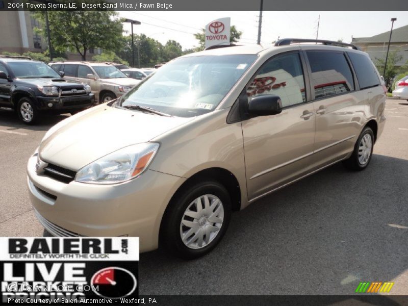 Desert Sand Mica / Fawn Beige 2004 Toyota Sienna LE