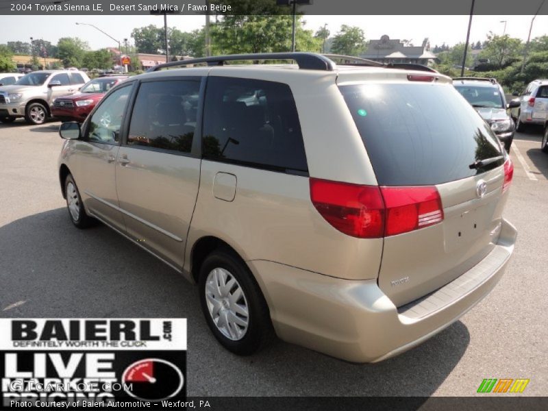 Desert Sand Mica / Fawn Beige 2004 Toyota Sienna LE
