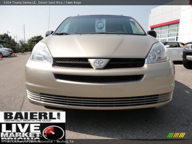 Desert Sand Mica / Fawn Beige 2004 Toyota Sienna LE