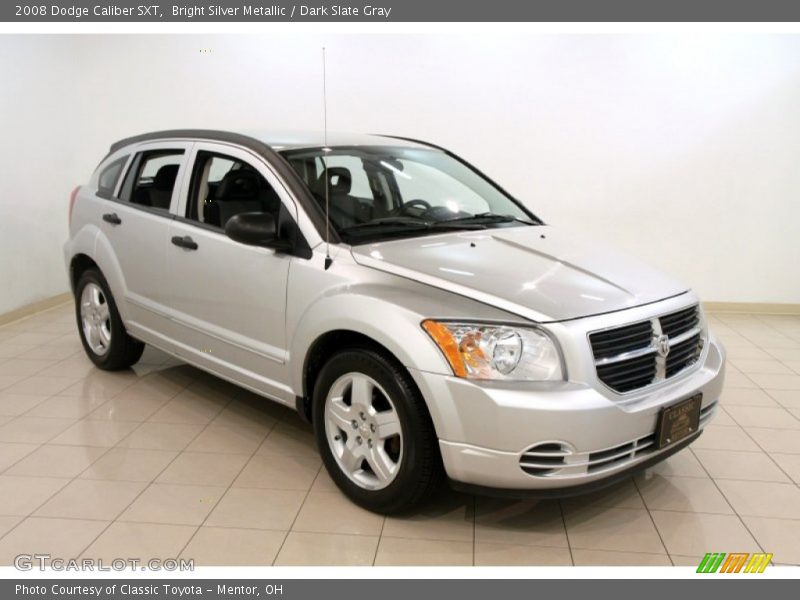 Bright Silver Metallic / Dark Slate Gray 2008 Dodge Caliber SXT