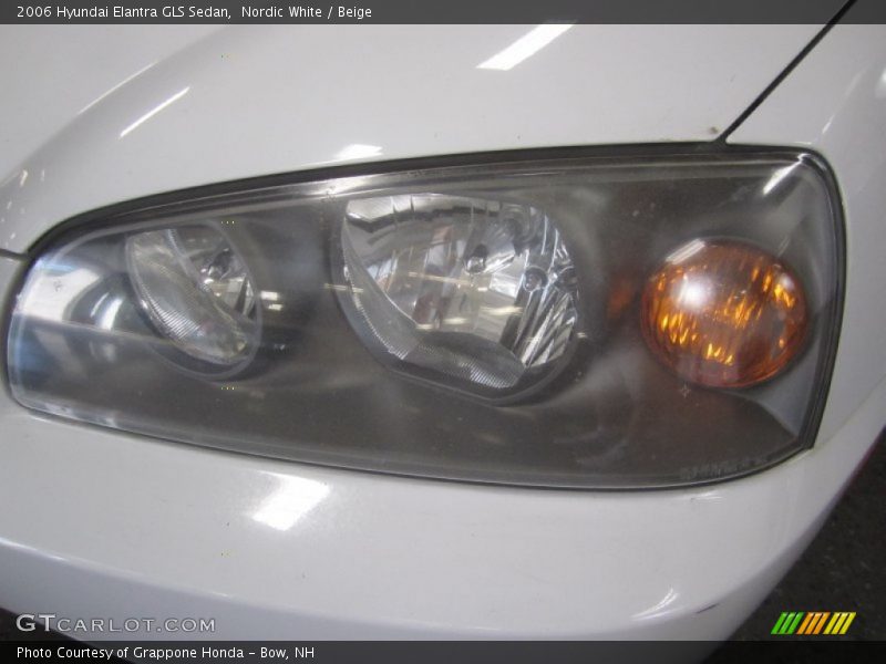 Nordic White / Beige 2006 Hyundai Elantra GLS Sedan