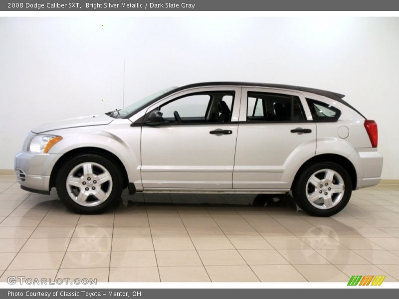 Bright Silver Metallic / Dark Slate Gray 2008 Dodge Caliber SXT