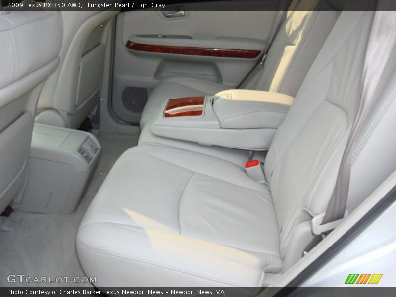 Tungsten Pearl / Light Gray 2009 Lexus RX 350 AWD