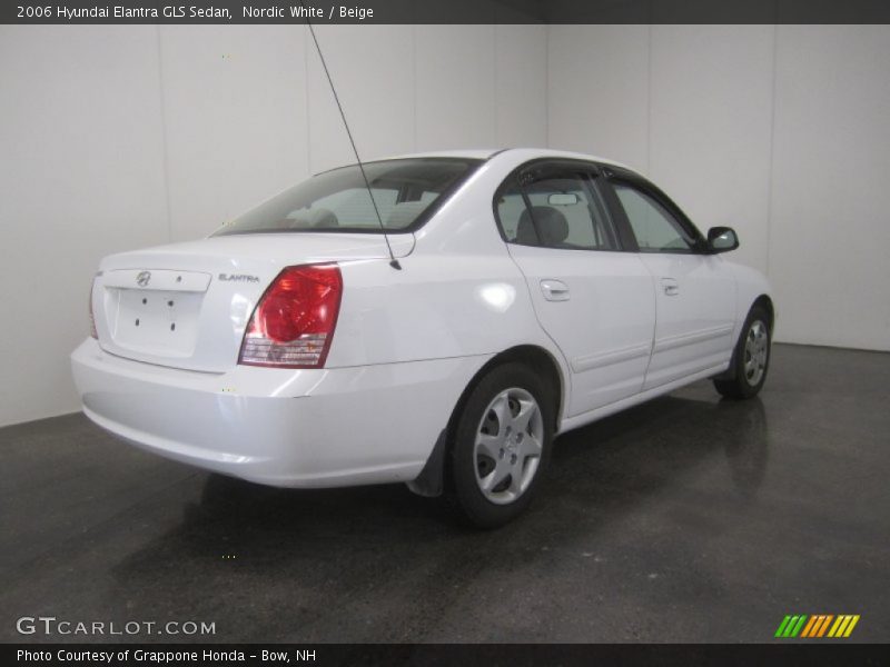 Nordic White / Beige 2006 Hyundai Elantra GLS Sedan