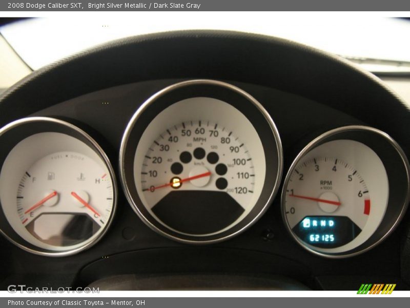 Bright Silver Metallic / Dark Slate Gray 2008 Dodge Caliber SXT