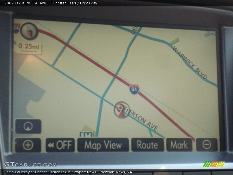 Tungsten Pearl / Light Gray 2009 Lexus RX 350 AWD