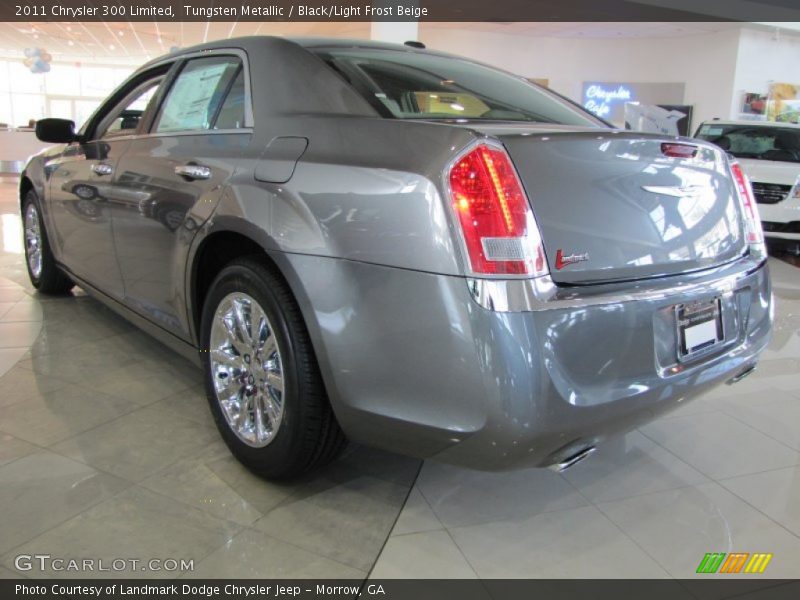 Tungsten Metallic / Black/Light Frost Beige 2011 Chrysler 300 Limited