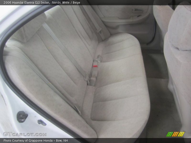 Nordic White / Beige 2006 Hyundai Elantra GLS Sedan
