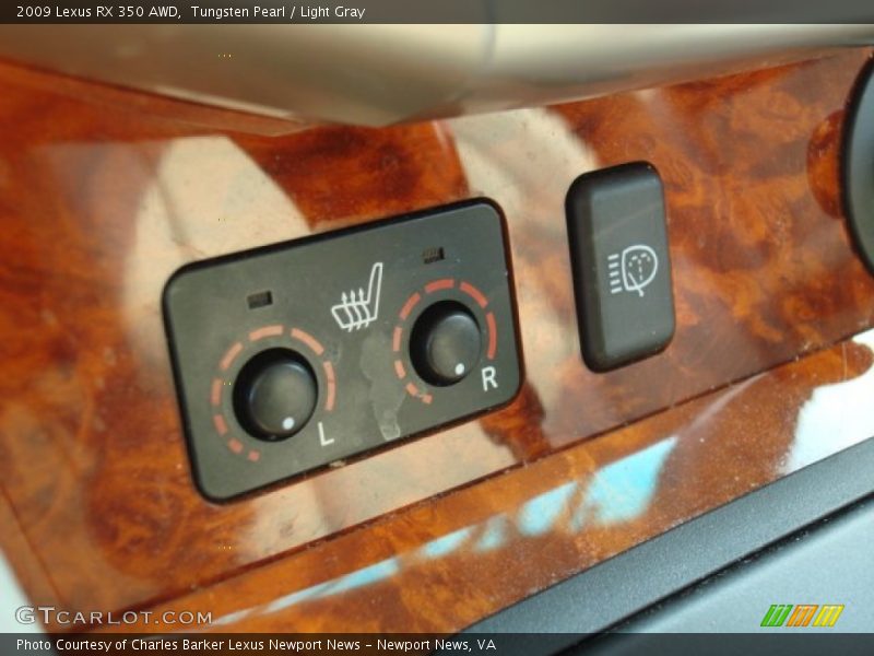 Tungsten Pearl / Light Gray 2009 Lexus RX 350 AWD