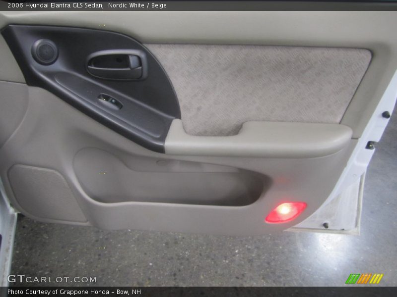 Nordic White / Beige 2006 Hyundai Elantra GLS Sedan