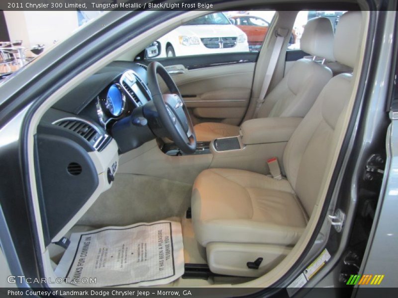 Tungsten Metallic / Black/Light Frost Beige 2011 Chrysler 300 Limited