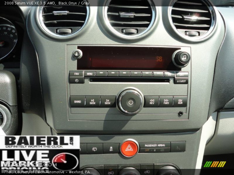 Black Onyx / Gray 2008 Saturn VUE XE 3.5 AWD
