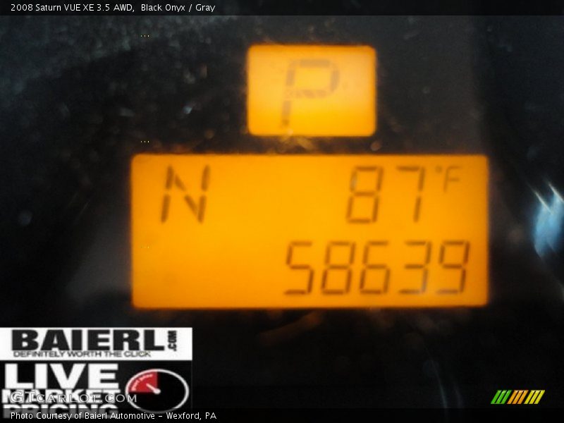 Black Onyx / Gray 2008 Saturn VUE XE 3.5 AWD