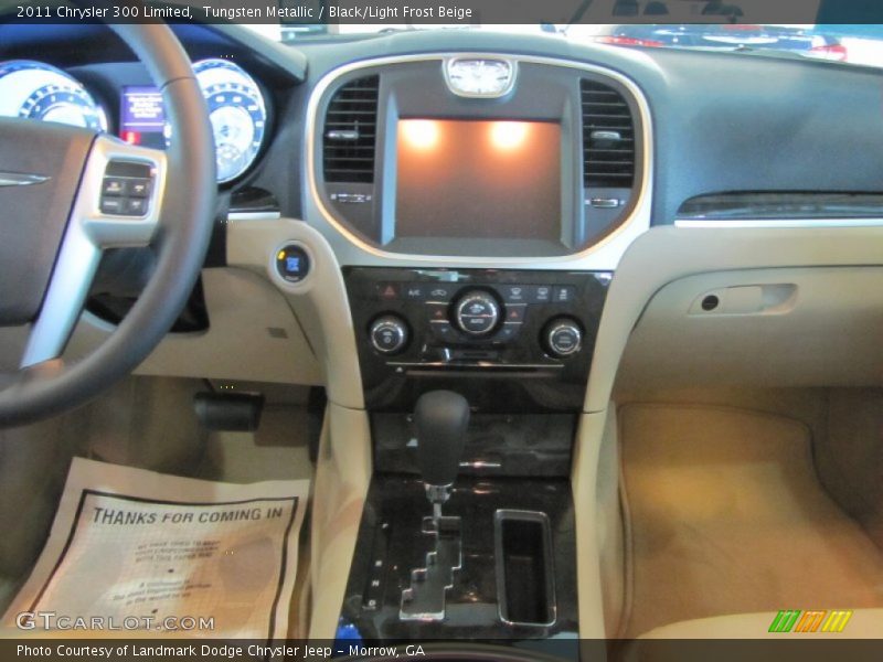 Tungsten Metallic / Black/Light Frost Beige 2011 Chrysler 300 Limited