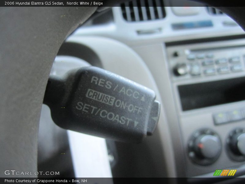 Nordic White / Beige 2006 Hyundai Elantra GLS Sedan