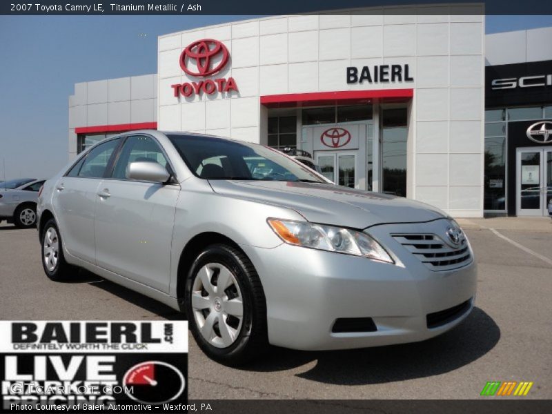 Titanium Metallic / Ash 2007 Toyota Camry LE