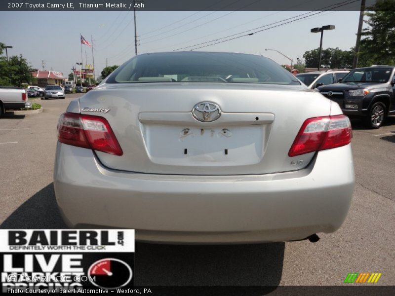 Titanium Metallic / Ash 2007 Toyota Camry LE