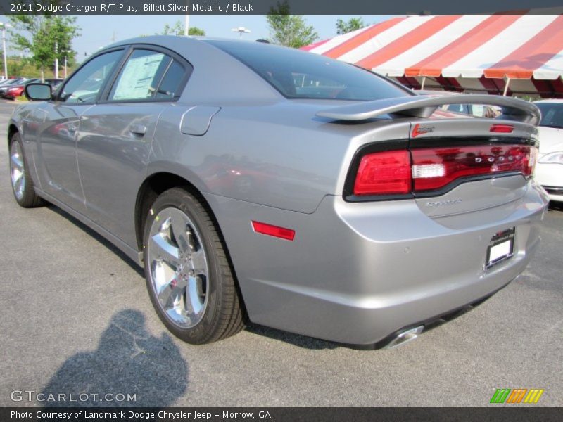 Billett Silver Metallic / Black 2011 Dodge Charger R/T Plus