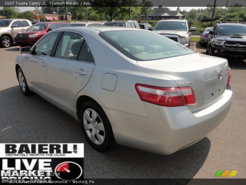 Titanium Metallic / Ash 2007 Toyota Camry LE