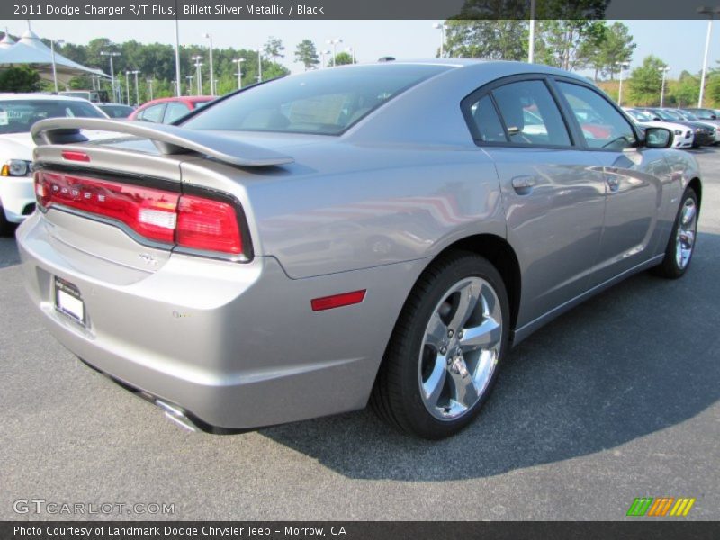 Billett Silver Metallic / Black 2011 Dodge Charger R/T Plus