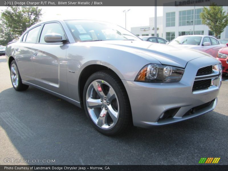 Billett Silver Metallic / Black 2011 Dodge Charger R/T Plus