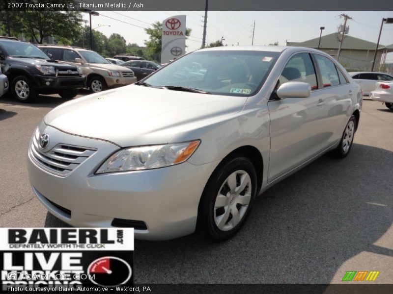 Titanium Metallic / Ash 2007 Toyota Camry LE
