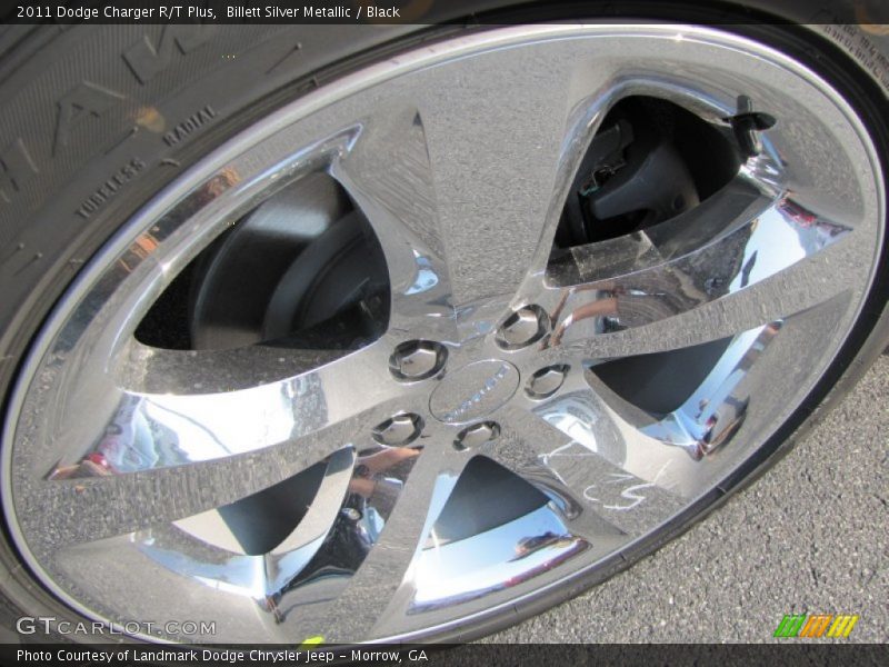 Billett Silver Metallic / Black 2011 Dodge Charger R/T Plus