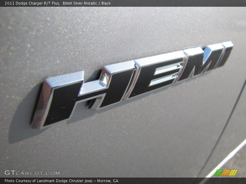 Billett Silver Metallic / Black 2011 Dodge Charger R/T Plus