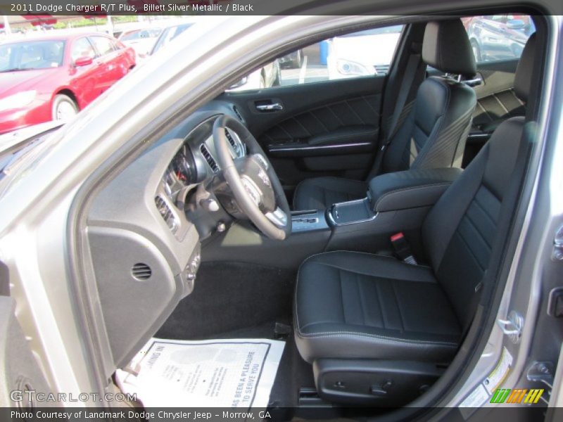 Billett Silver Metallic / Black 2011 Dodge Charger R/T Plus