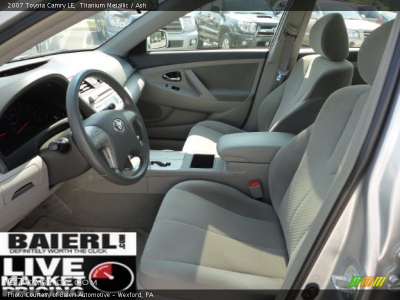 Titanium Metallic / Ash 2007 Toyota Camry LE