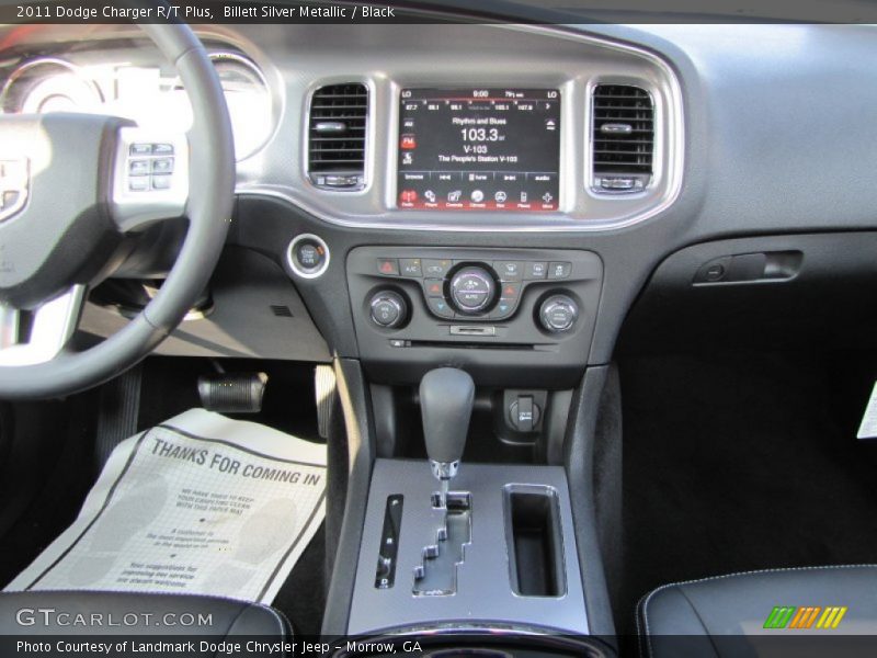Billett Silver Metallic / Black 2011 Dodge Charger R/T Plus