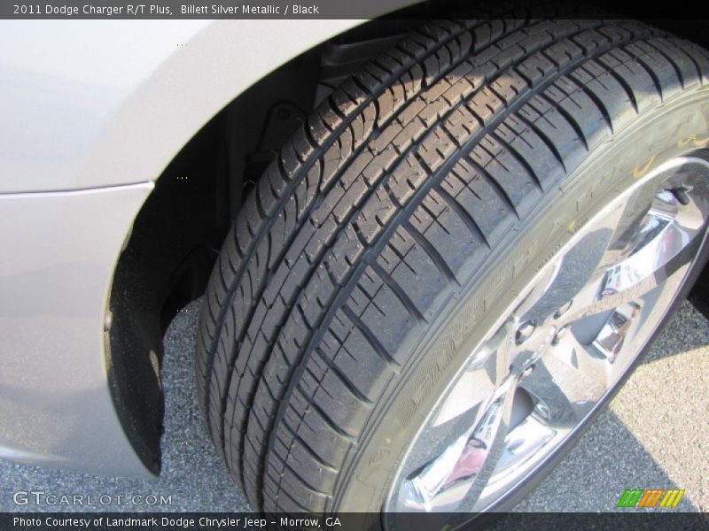 Billett Silver Metallic / Black 2011 Dodge Charger R/T Plus