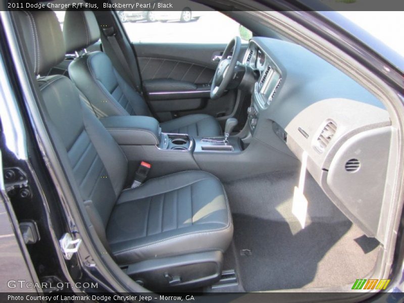 Blackberry Pearl / Black 2011 Dodge Charger R/T Plus
