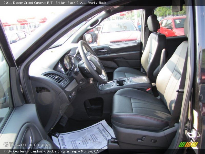  2011 Grand Caravan R/T Black Interior