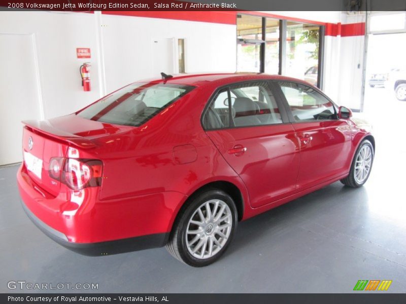 Salsa Red / Anthracite Black 2008 Volkswagen Jetta Wolfsburg Edition Sedan